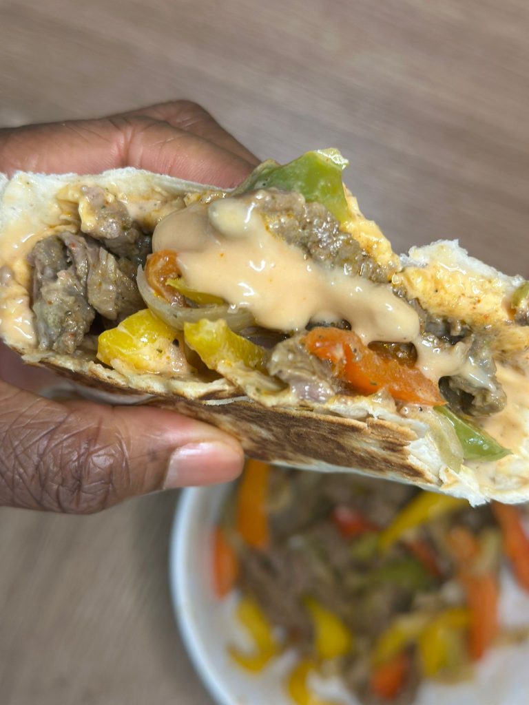 Recette Express : Wrap au Bœuf façon Fajita (Le Sandwich Tendance de Oumy) 1 Wrap-au-Bœuf