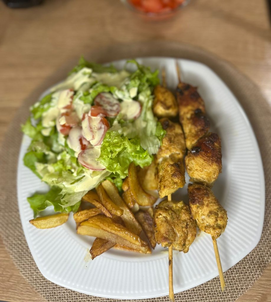 brochette de poulet